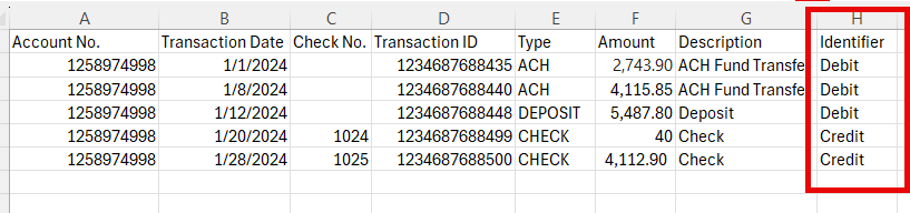 Configure Basic Bank Reconciliation Imports & Negative-Sign&nbsp;Identifiers